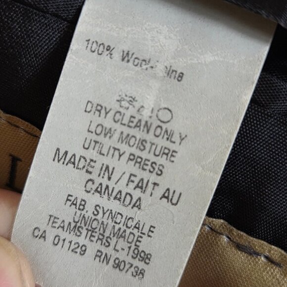 Men's Vintage Ralph Lauren Charcoal Gray Pinstripe Wool Blazer Sport Coat 43L - Picture 11 of 15